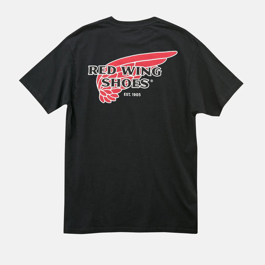 Red Wing Shoes Unisex Red Wing Shoes Logo T-Shirt in Black 97611 | Red Wing Heritage
