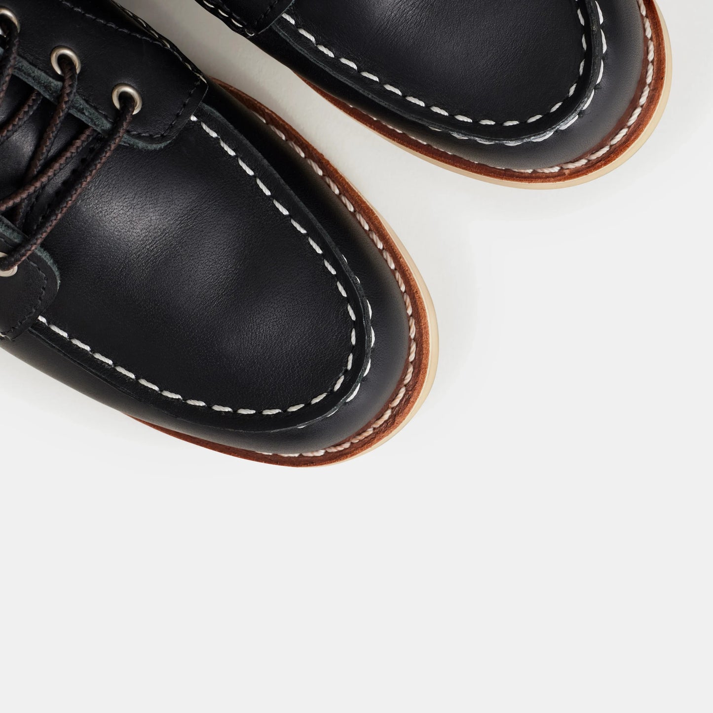 Red Wing Shoes 6-Inch Classic Moc Short Boot in Black Leather 3373 | Red Wing Heritage