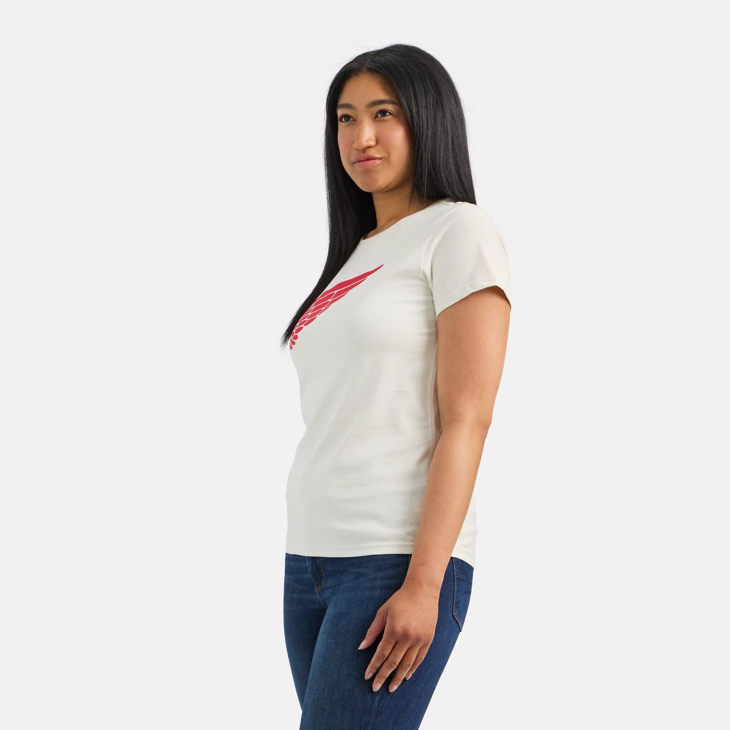 Red Wing Shoes Short Sleeve Classic Wing Tee in White 98483