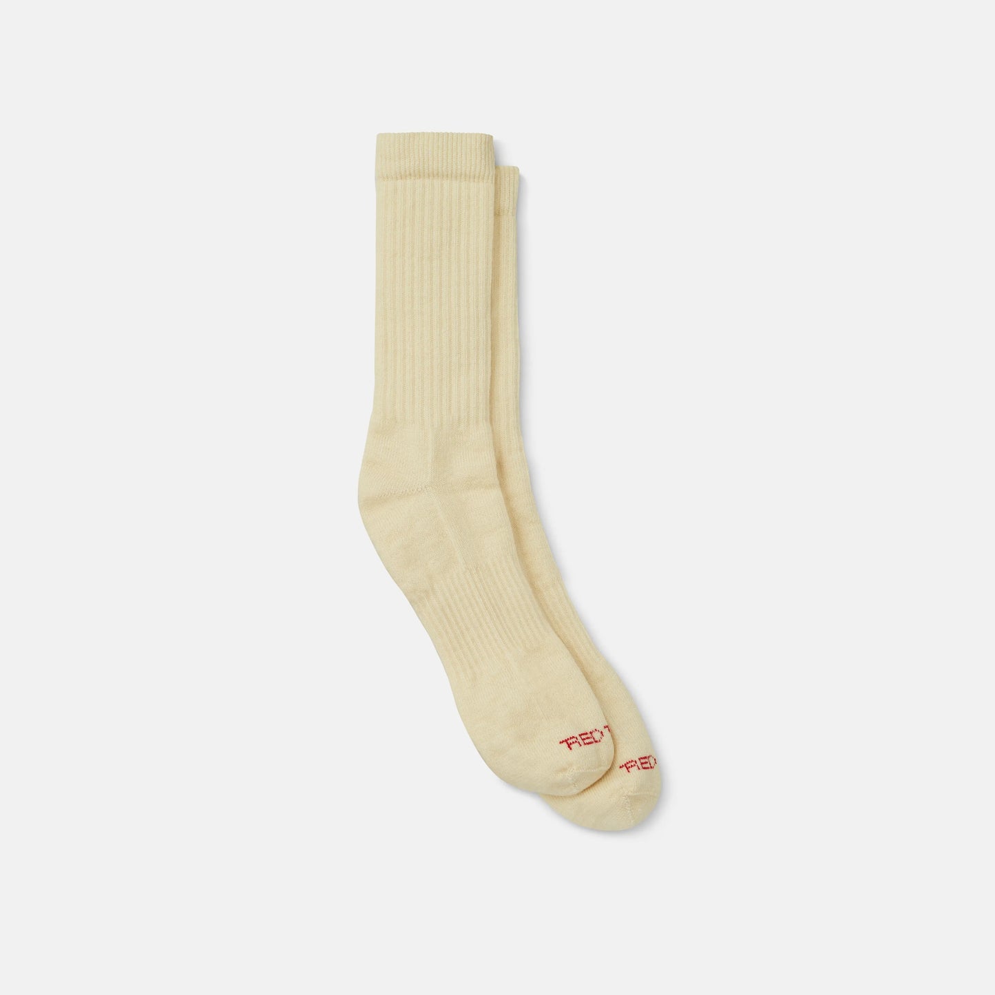 Red Wing Shoes Unisex Full Crew Socks in Cream | Red Wing Heritage 97675