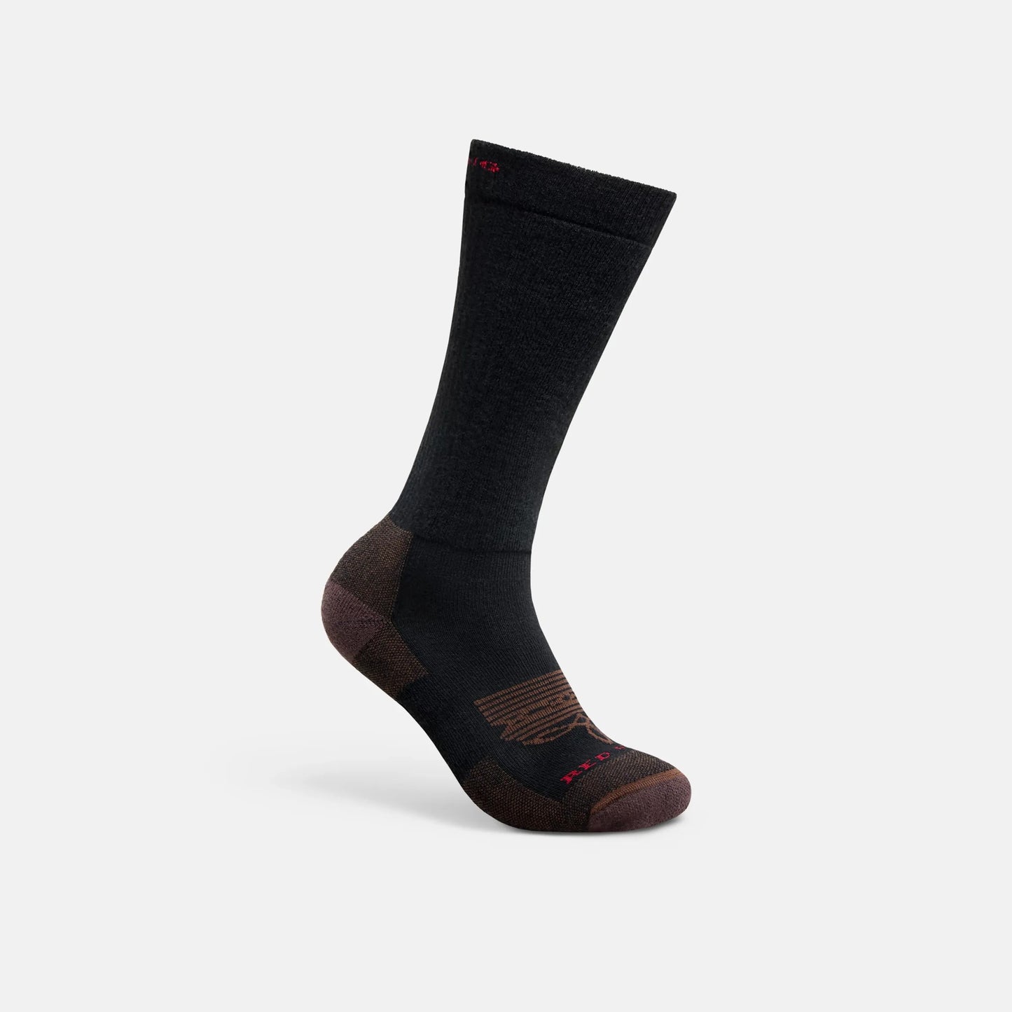 Red Wing Shoes Unisex Western Work Sock in Black 97386