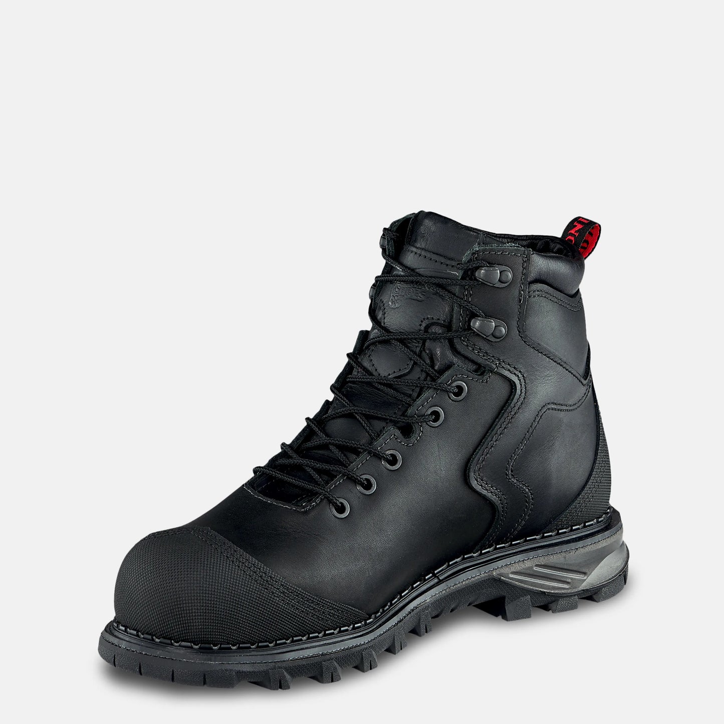 Red Wing Shoes Burnside 6-inch Waterproof Safety Toe Boot Black 2411