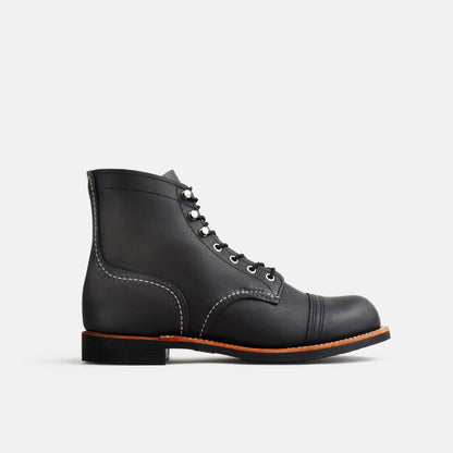 Red Wing Shoes Iron Ranger 6-Inch Boot in Black Leather 8084