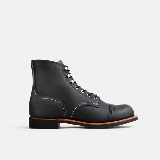 Red Wing Shoes Iron Ranger 6-Inch Boot in Black Leather 8084