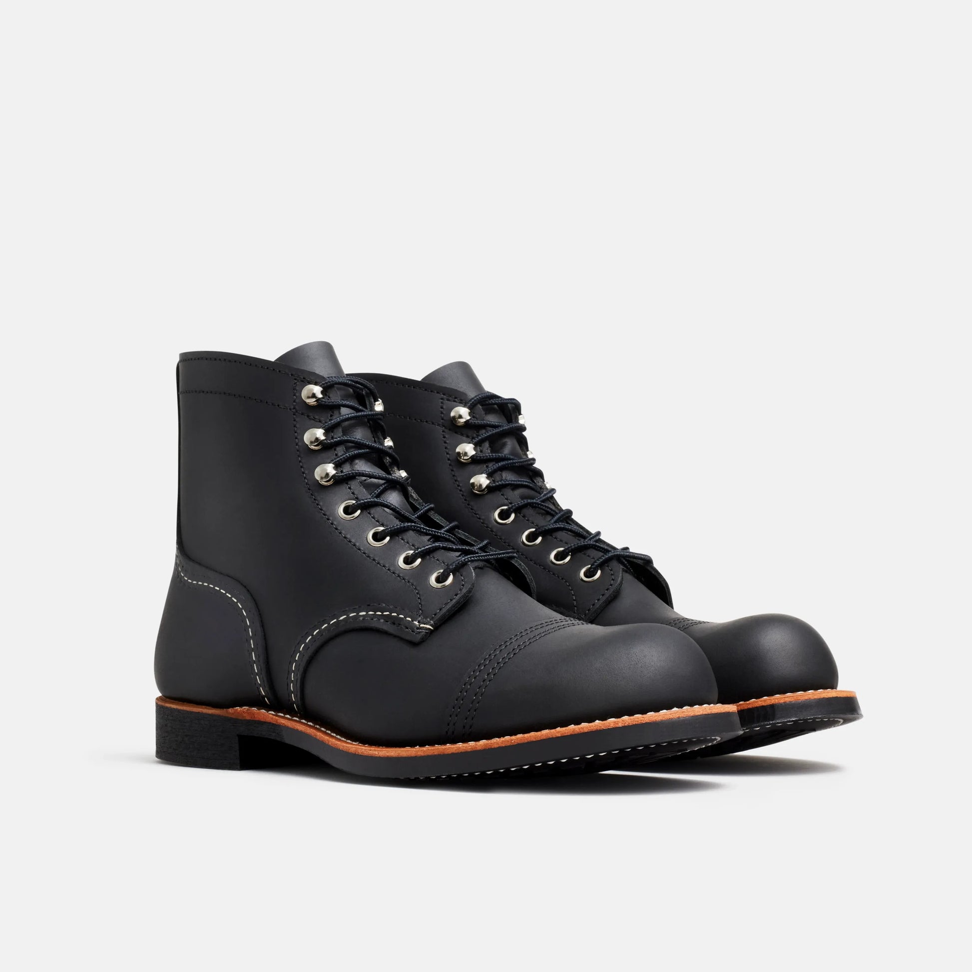 Red Wing Shoes Iron Ranger 6-Inch Boot in Black Leather 8084