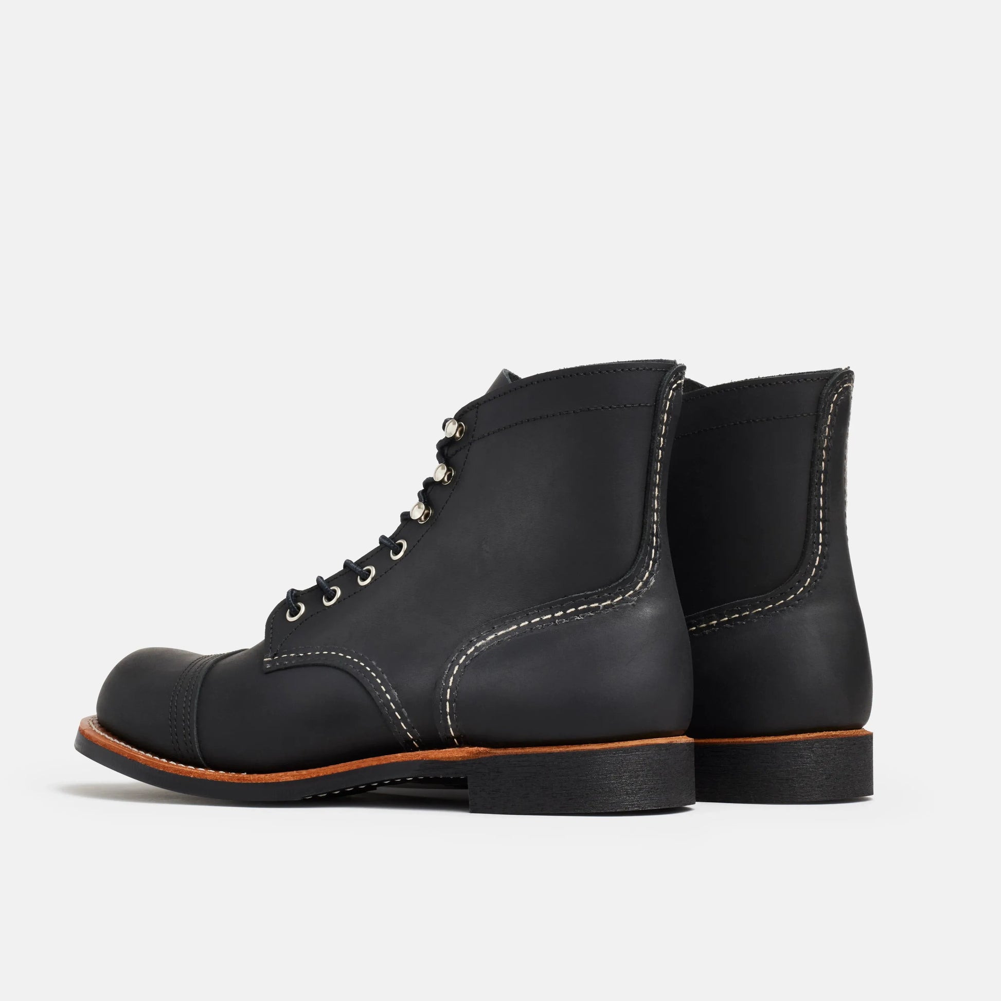 Red Wing Shoes Iron Ranger 6-Inch Boot in Black Leather 8084