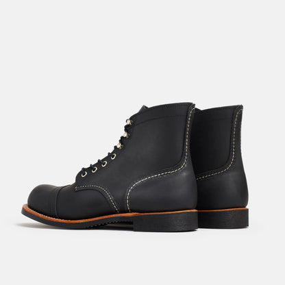 Red Wing Shoes Iron Ranger 6-Inch Boot in Black Leather 8084