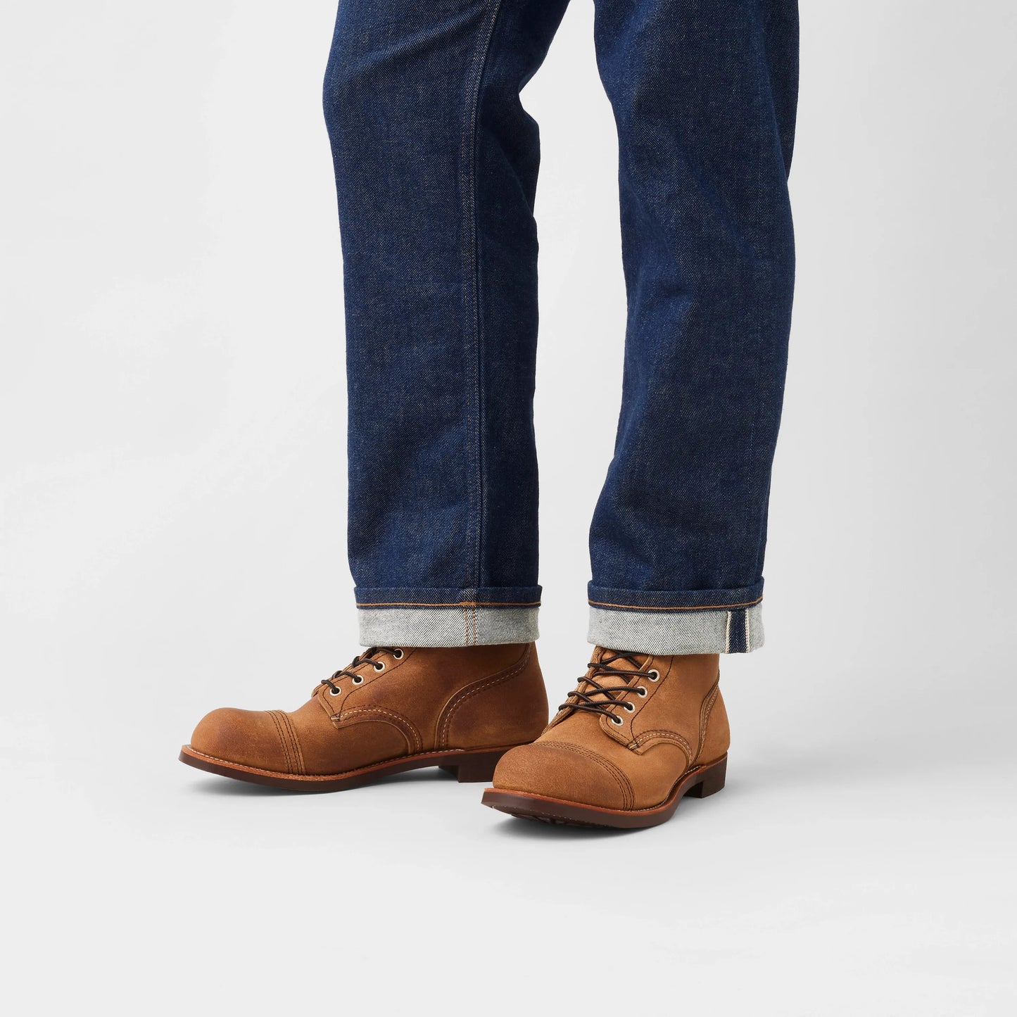 Red Wing Shoes Iron Ranger 6-Inch Boot in Light Brown Leather 8083