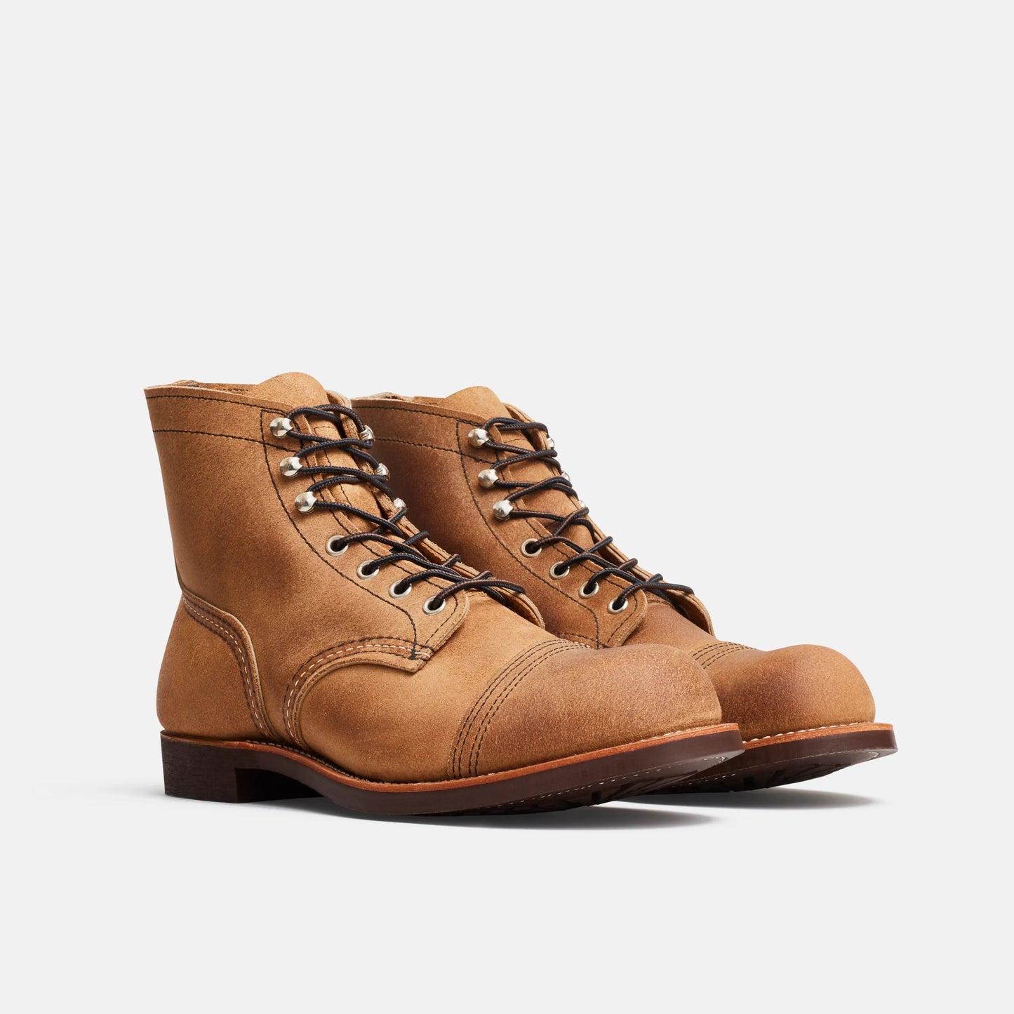 Red Wing Shoes Iron Ranger 6-Inch Boot in Light Brown Leather 8083