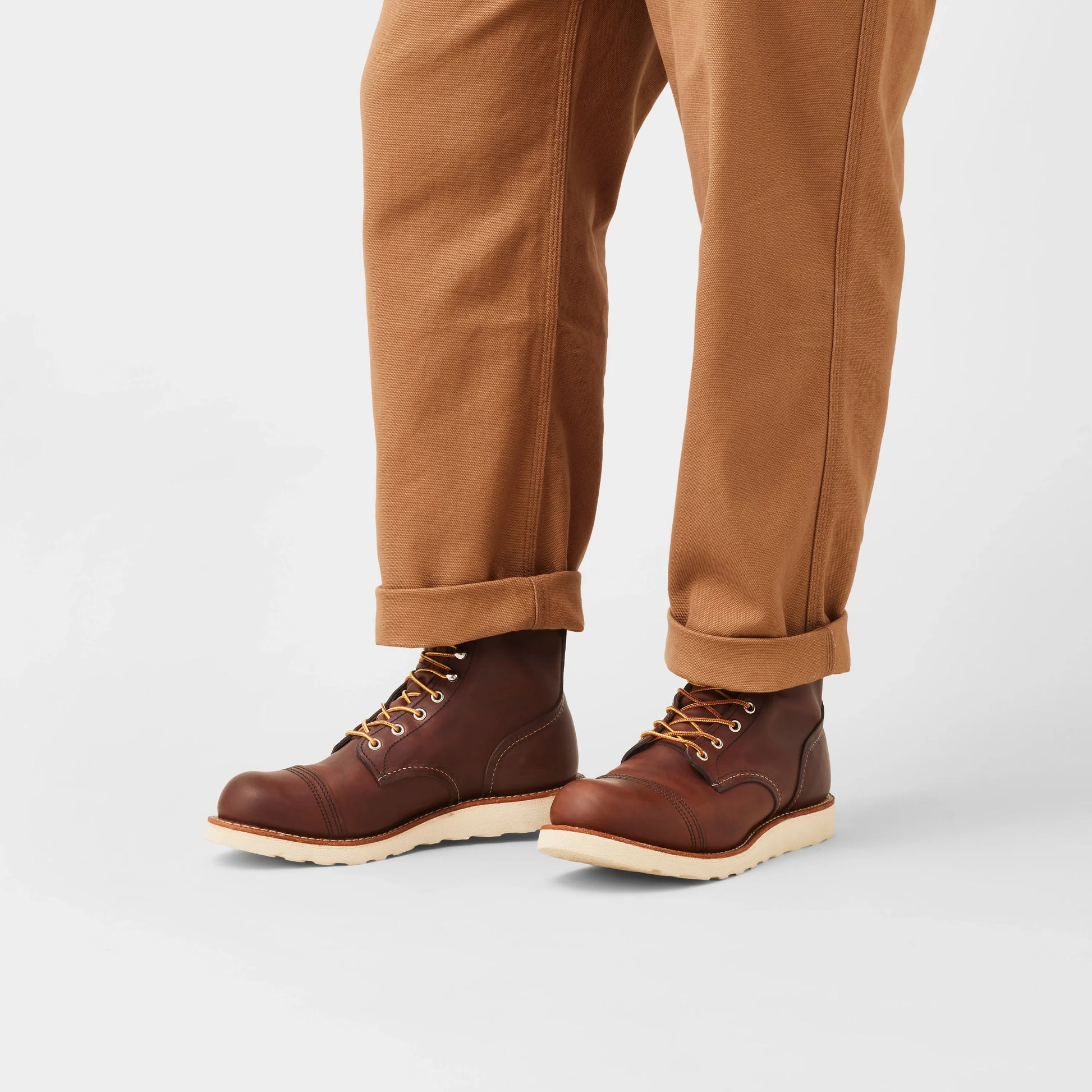 Red Wing Shoes Iron Ranger Traction Tred in Brown Leather 8088 | Red Wing Heritage