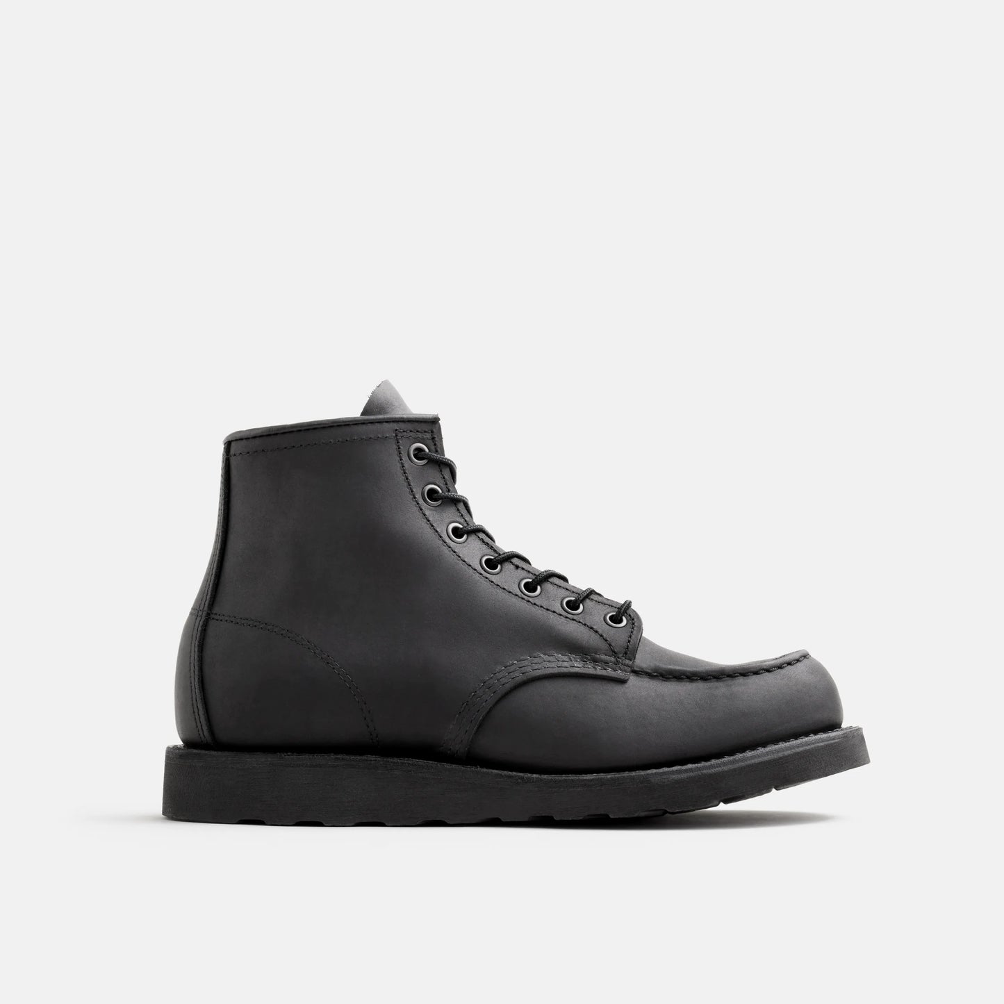 Red Wing Shoes Classic Moc 6-Inch Boot in Black Leather 8074 | Red Wing Heritage