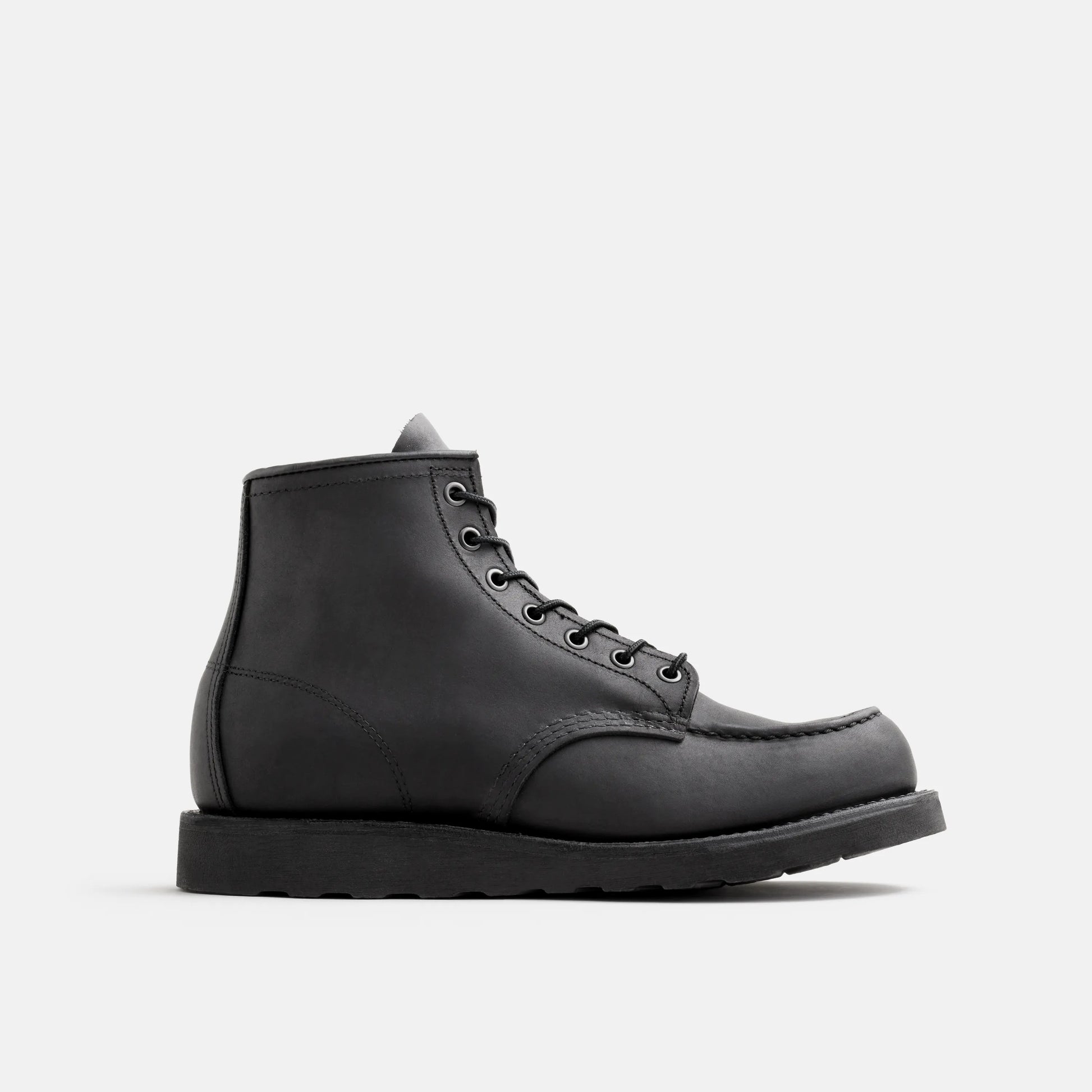 Red Wing Shoes Classic Moc 6-Inch Boot in Black Leather 8074 | Red Wing Heritage