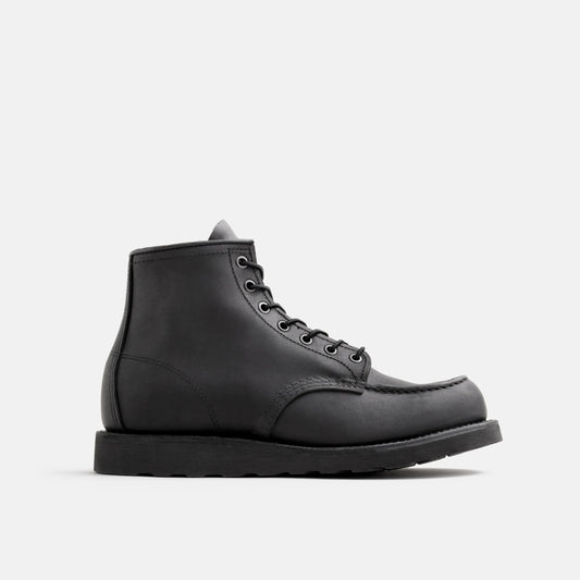 Red Wing Shoes Classic Moc 6-Inch Boot in Black Leather 8074 | Red Wing Heritage