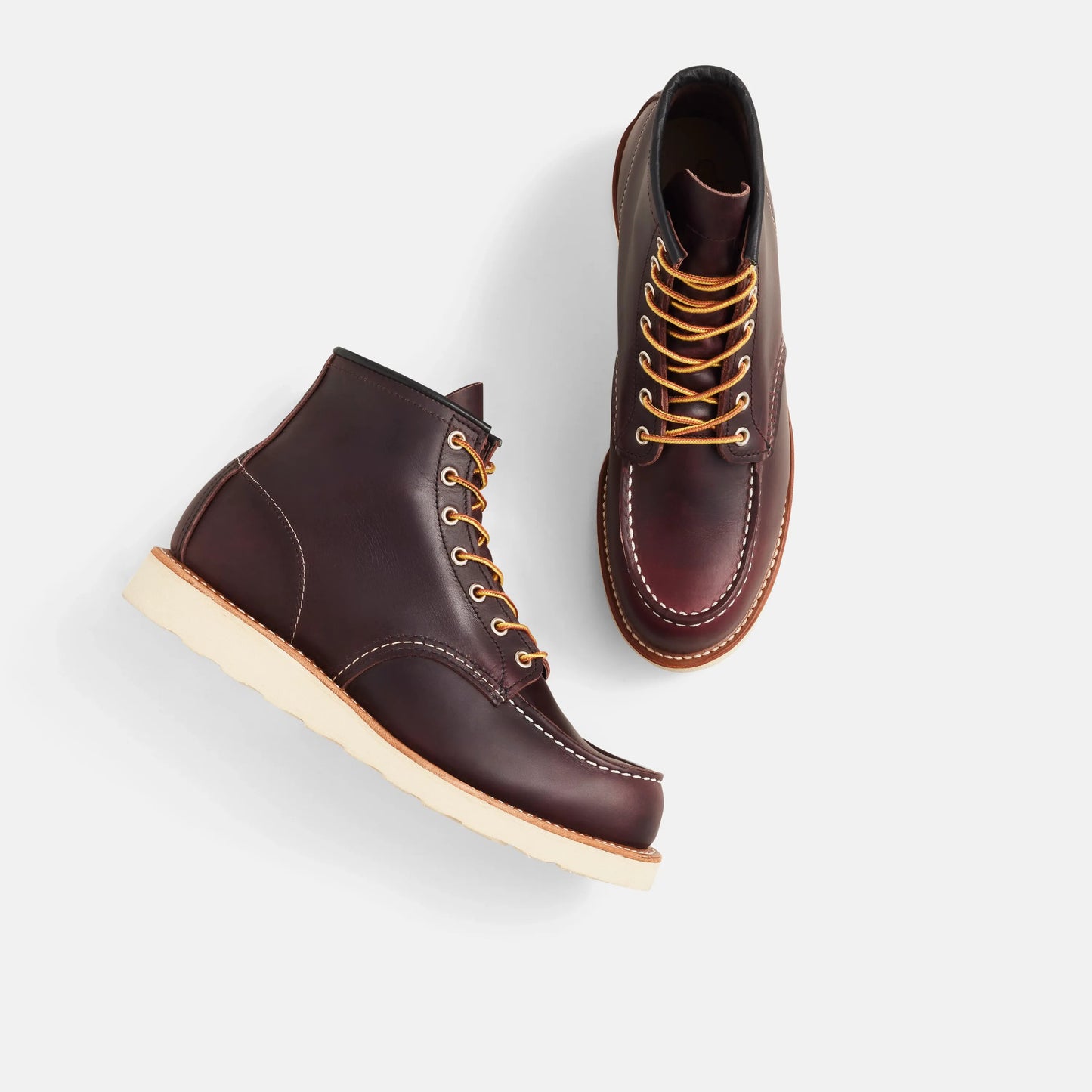 Red Wing Shoes Classic Moc in Black Cherry Leather 8847 | Red Wing Heritage