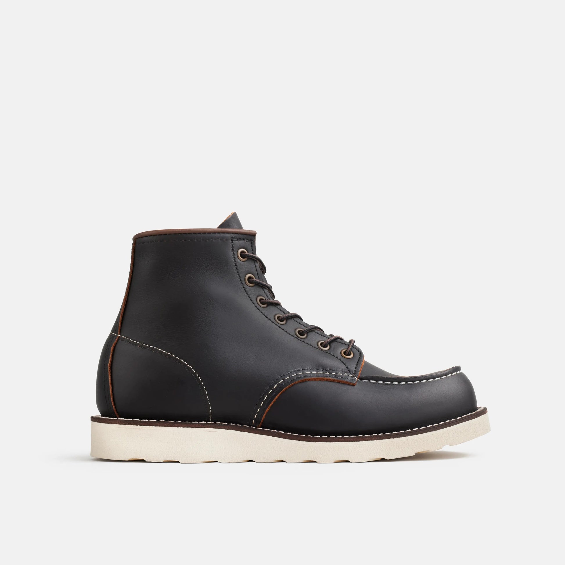 Red Wing Shoes Classic Moc 6-Inch Boot in Black Leather 8849