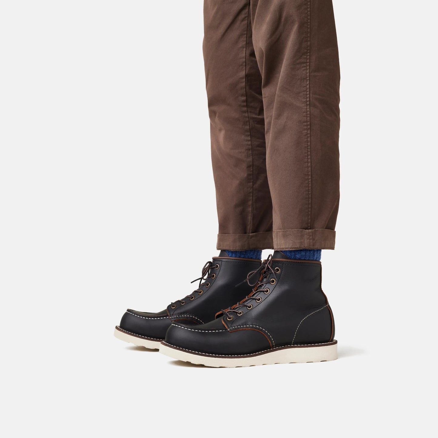 Red Wing Shoes Classic Moc 6-Inch Boot in Black Leather 8849
