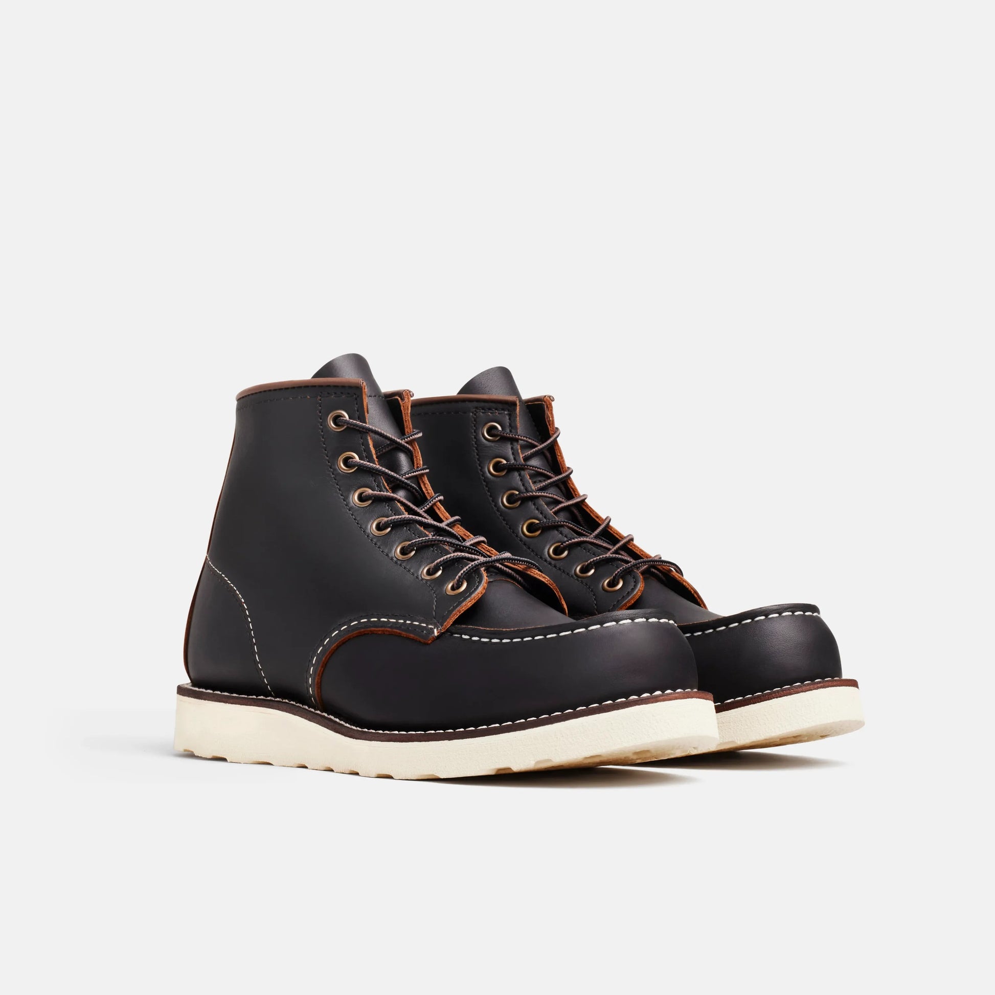 Red Wing Shoes Classic Moc 6-Inch Boot in Black Leather 8849