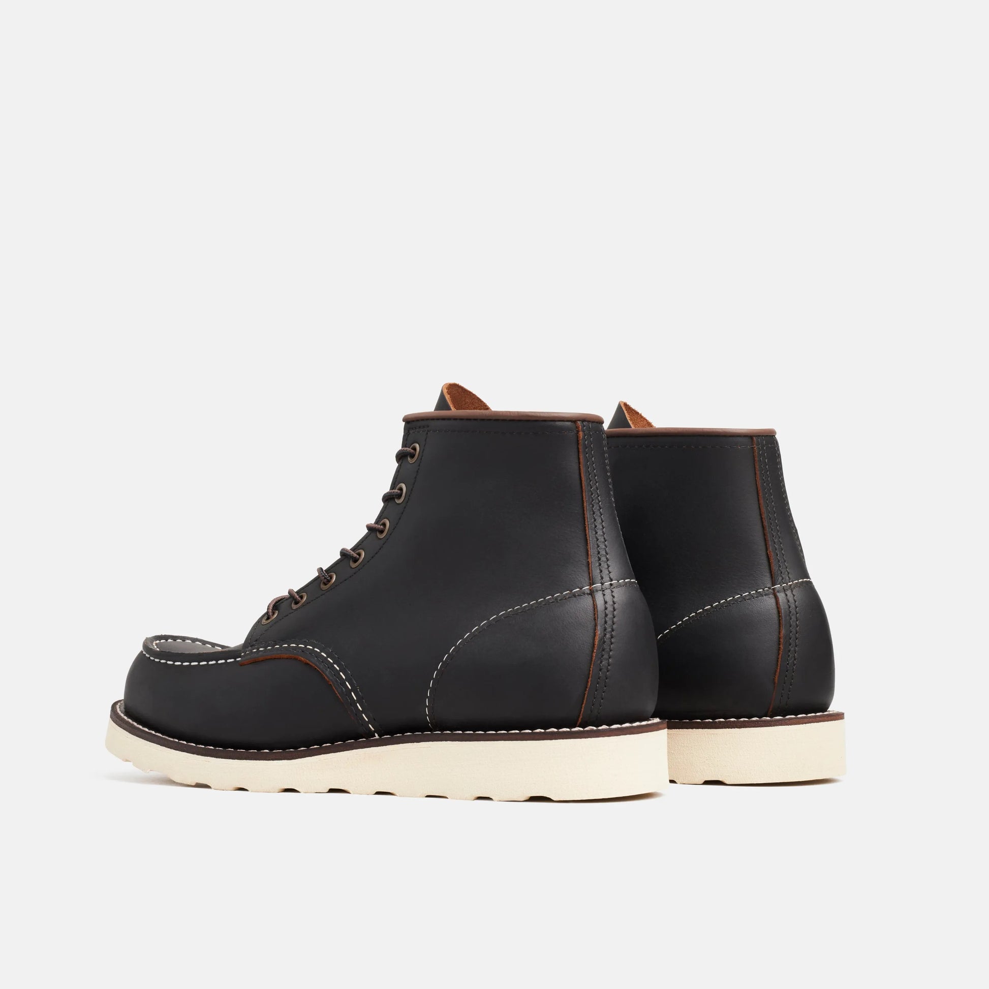 Red Wing Shoes Classic Moc 6-Inch Boot in Black Leather 8849