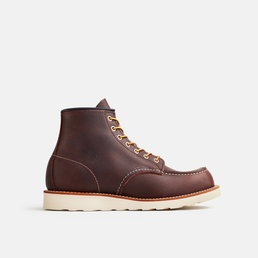 Red Wing Shoes Classic Moc 6-Inch Boot in Dark Brown Leather 8138