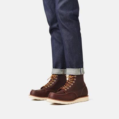 Red Wing Shoes Classic Moc 6-Inch Boot in Dark Brown Leather 8138