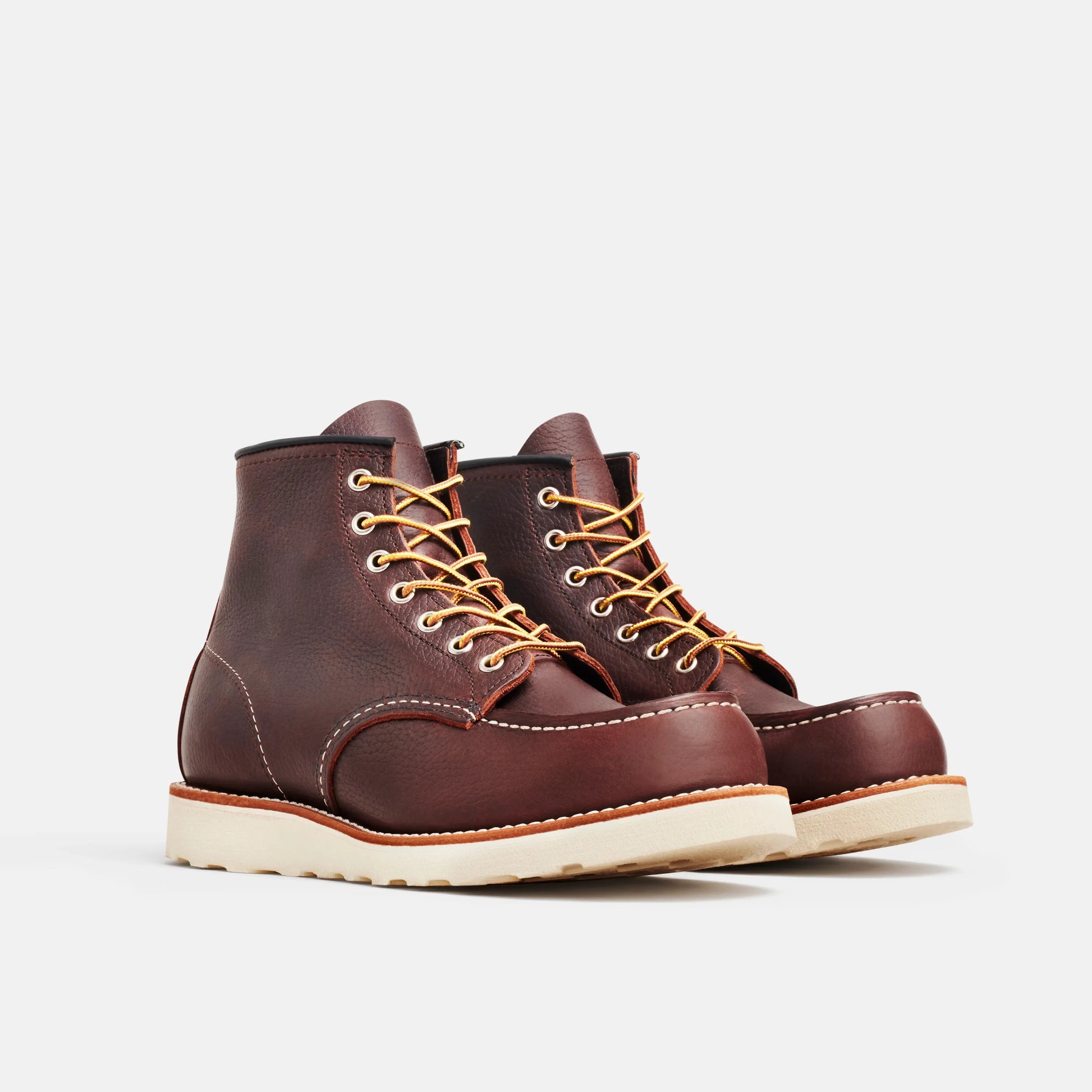 Red Wing Shoes Classic Moc 6-Inch Boot in Dark Brown Leather 8138