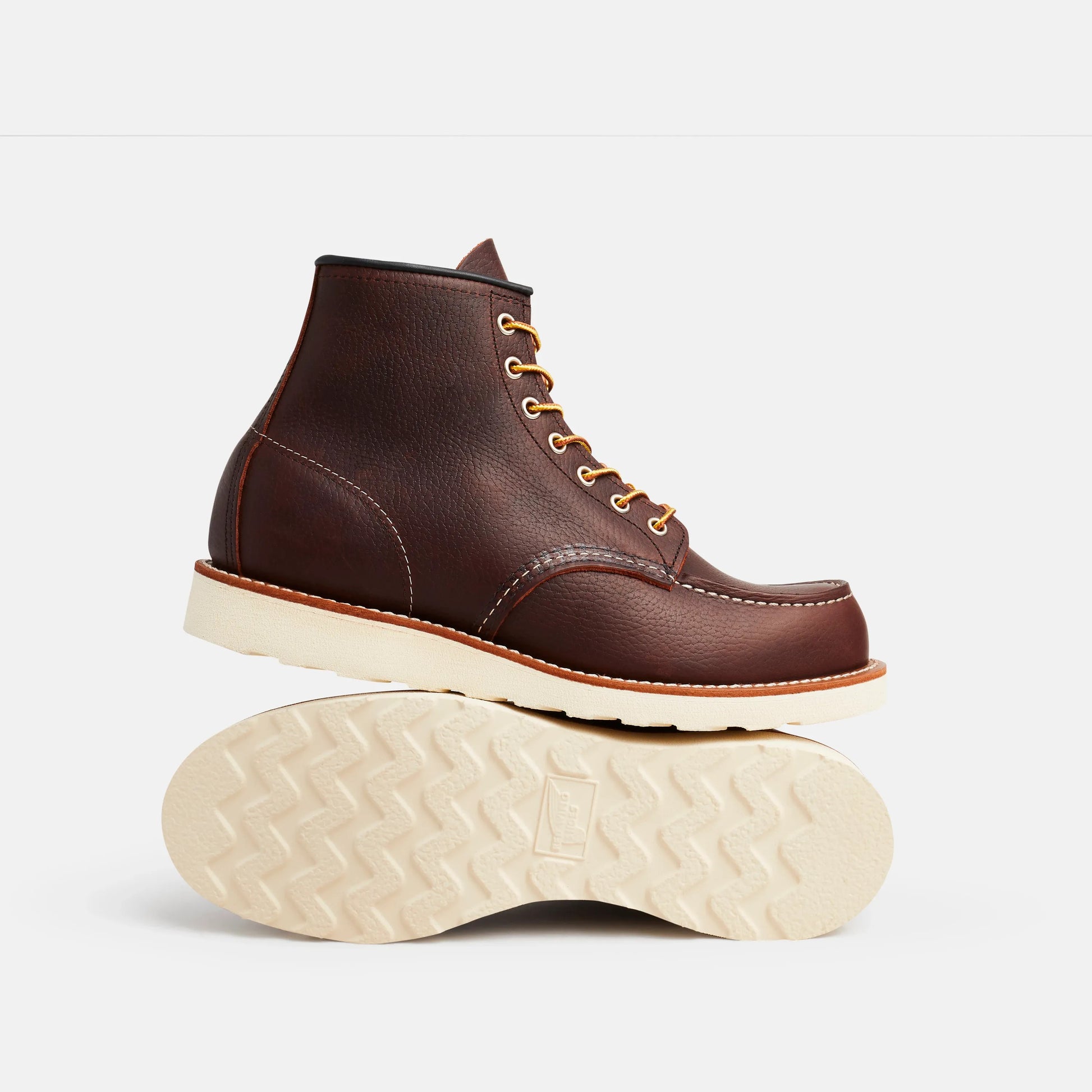Red Wing Shoes Classic Moc 6-Inch Boot in Dark Brown Leather 8138
