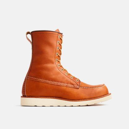 Red Wing Shoes 8-Inch Classic Moc Boot in Brown Leather 877
