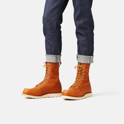 Red Wing Shoes 8-Inch Classic Moc Boot in Brown Leather 877