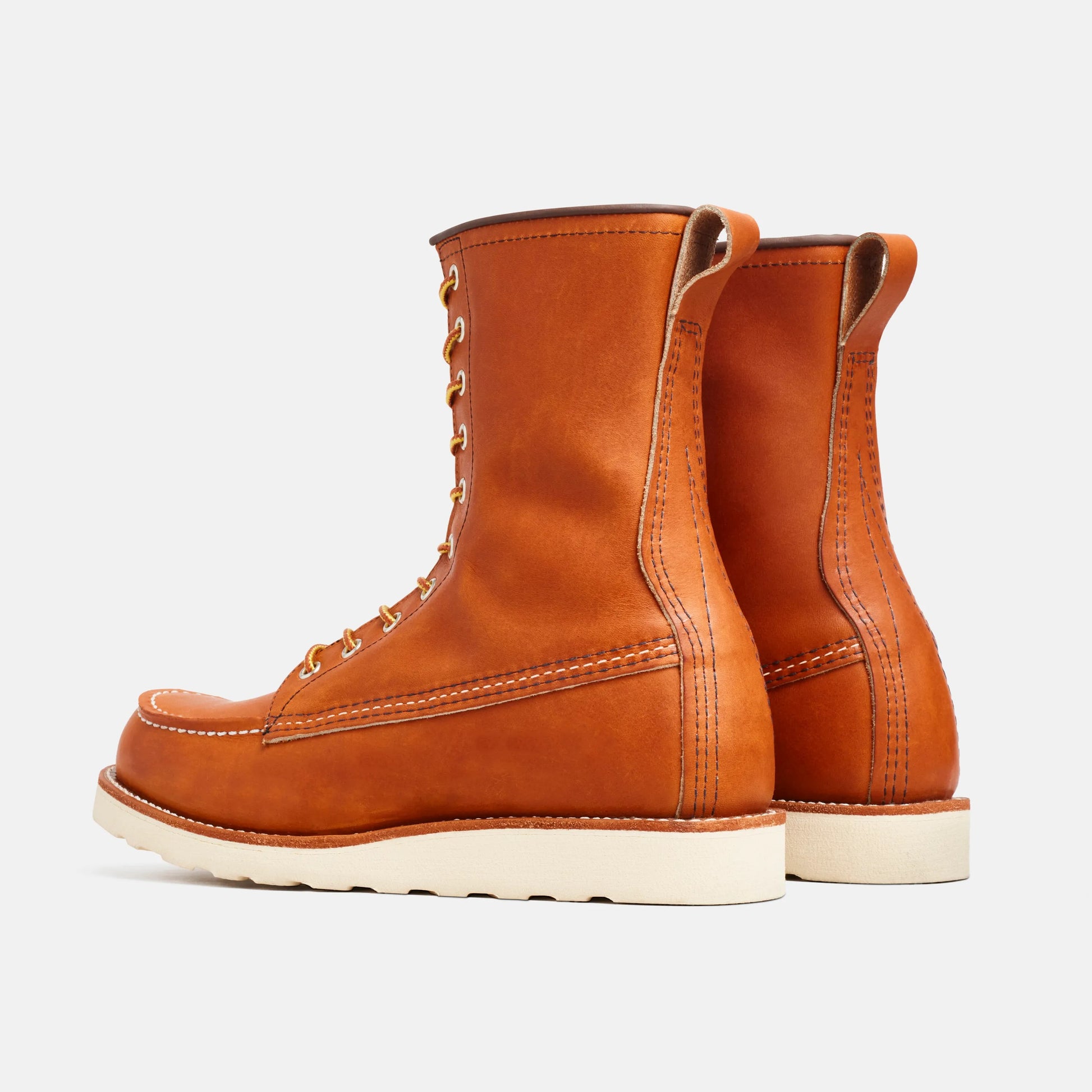 Red Wing Shoes 8-Inch Classic Moc Boot in Brown Leather 877