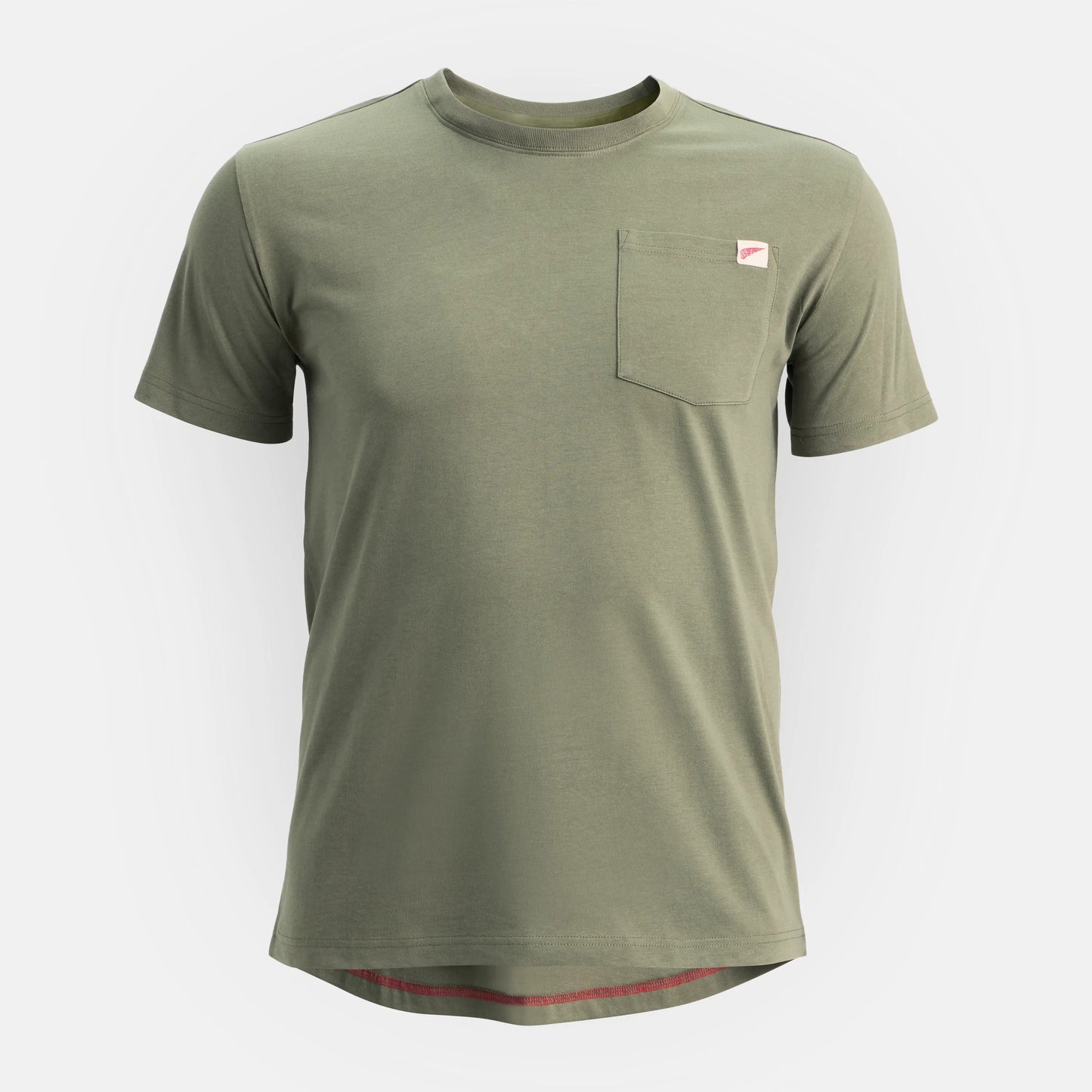Red Wing Shoes Short Sleeve Pocket T-Shirt in Olive Green 98473