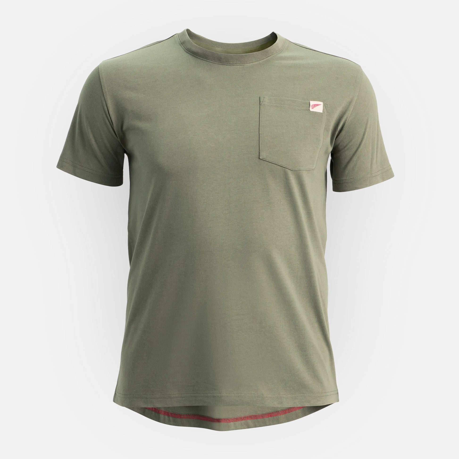 Red Wing Shoes Short Sleeve Pocket T-Shirt in Olive Green 98473
