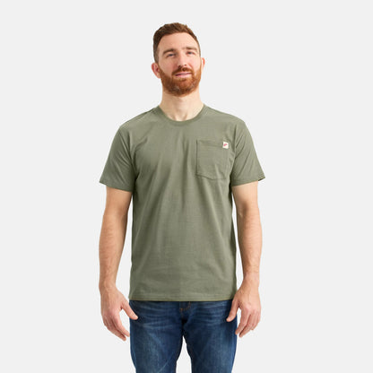 Red Wing Shoes Short Sleeve Pocket T-Shirt in Olive Green 98473
