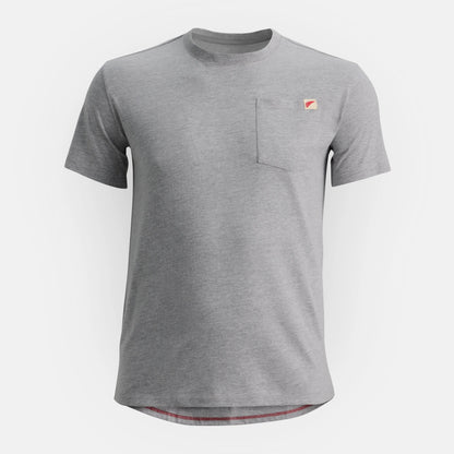 Red Wing Shoes Short Sleeve Pocket T-Shirt in Heather Gray 98469
