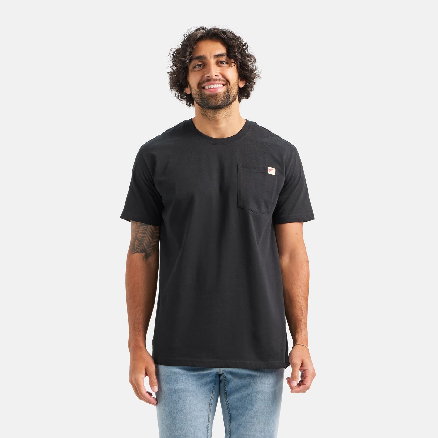 Red Wing Shoes Short Sleeve Pocket T-Shirt in Black 98468