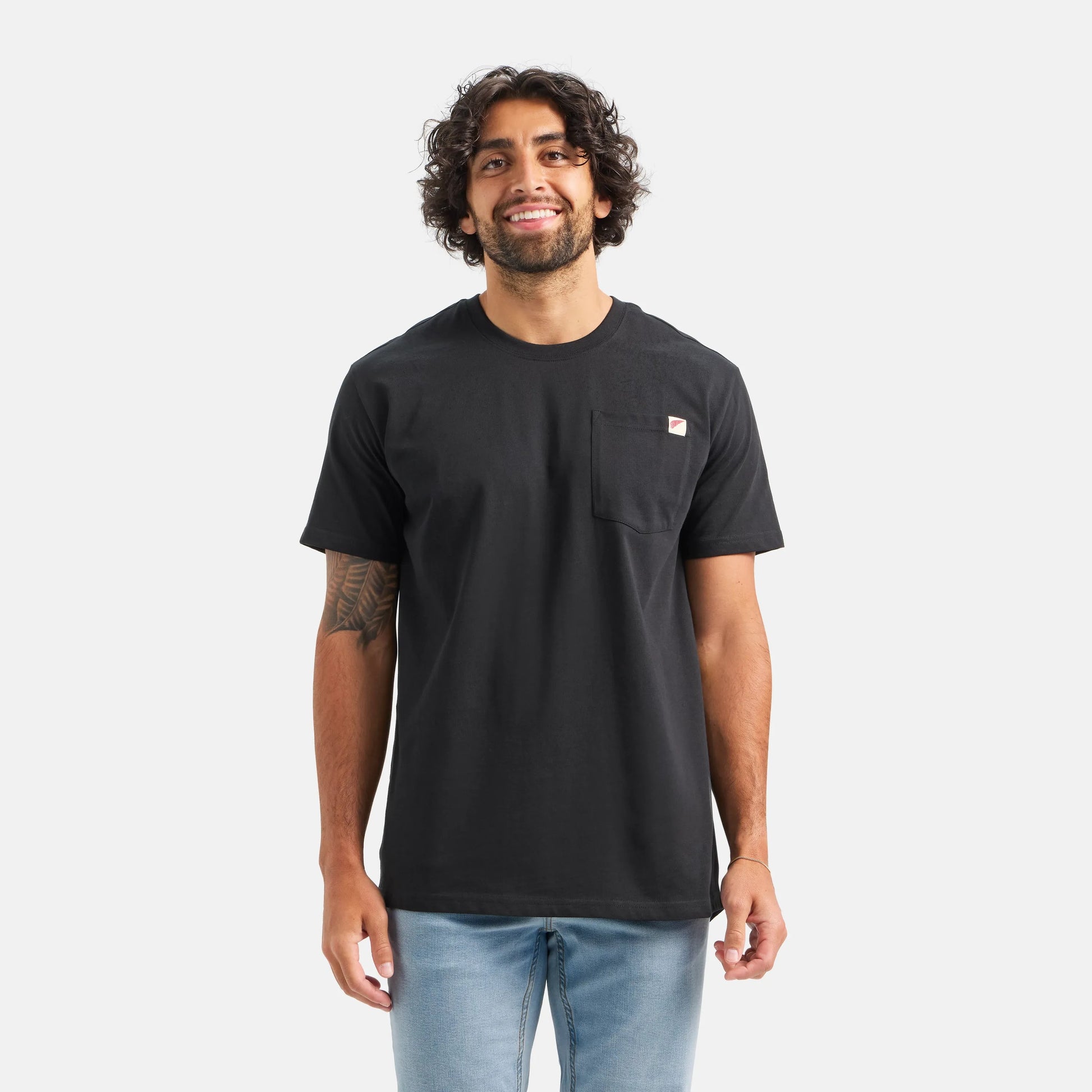 Red Wing Shoes Short Sleeve Pocket T-Shirt in Black 98468
