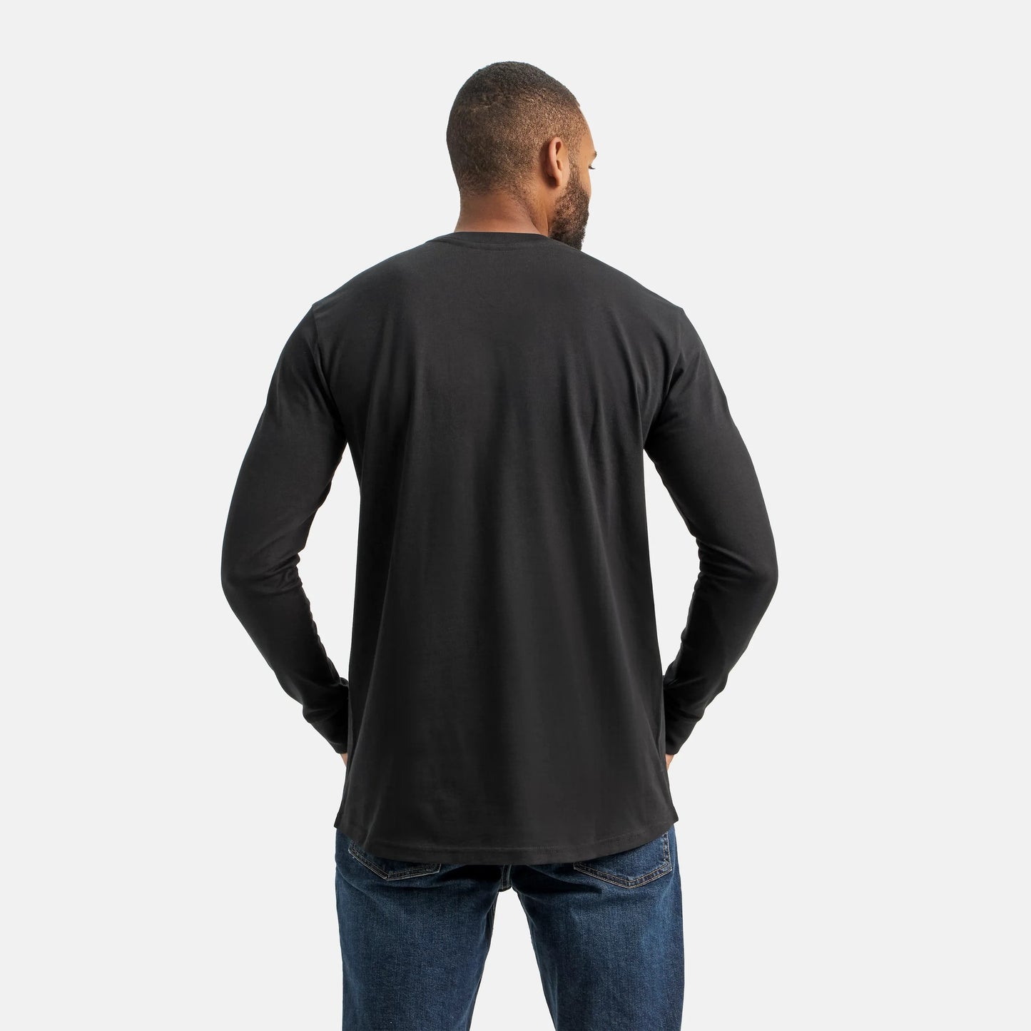 Red Wing Shoes Long Sleeve Classic Pocket Tee in Black 98474