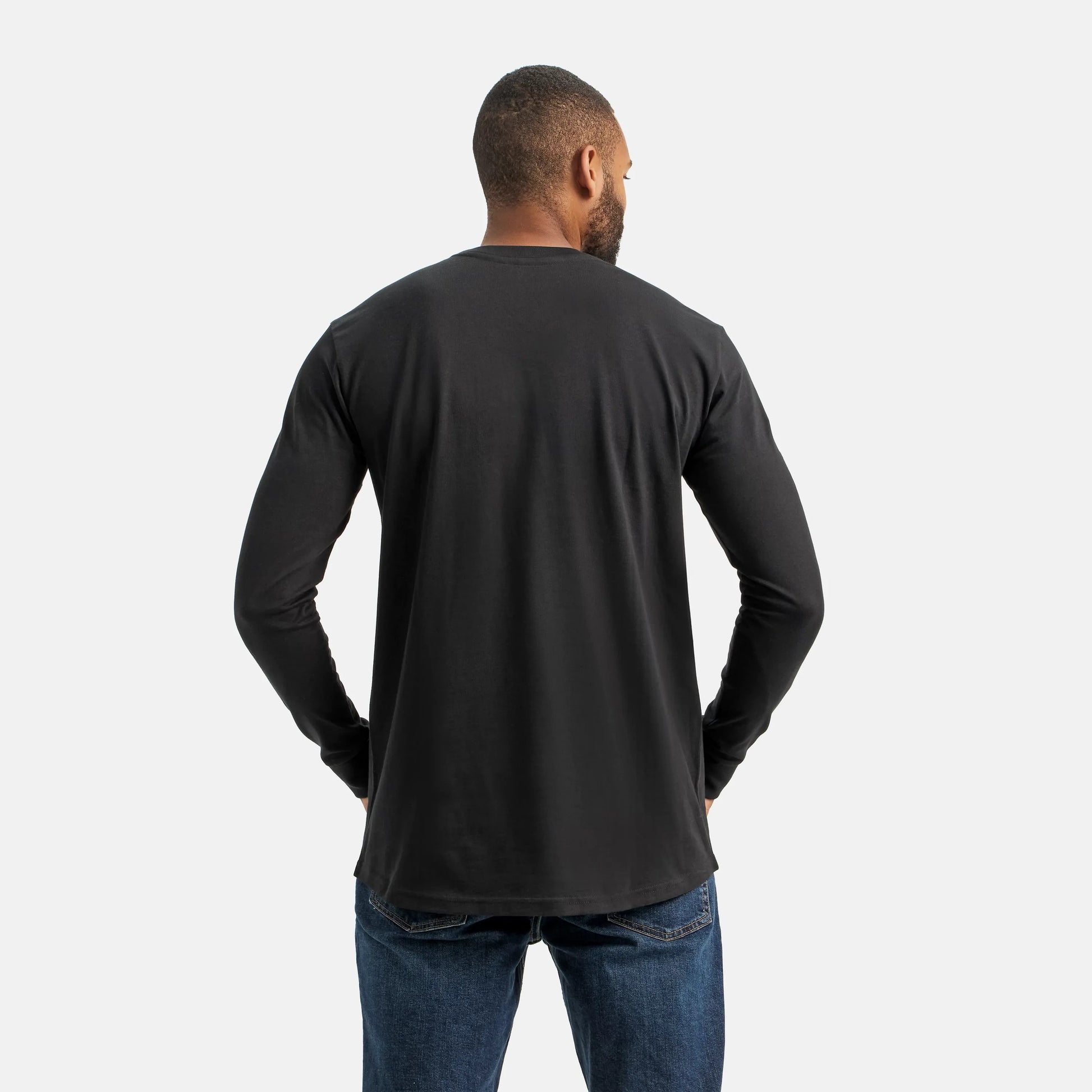 Red Wing Shoes Long Sleeve Classic Pocket Tee in Black 98474