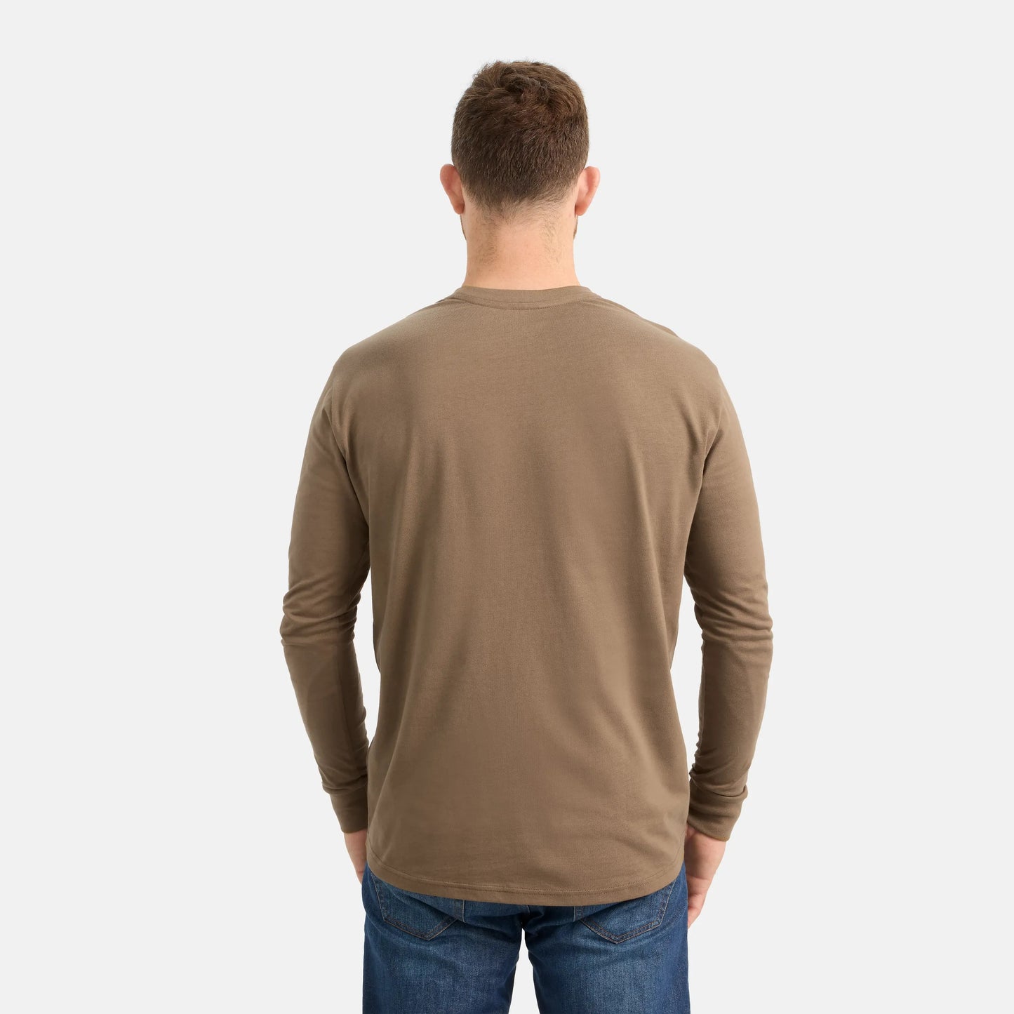 Red Wing Shoes Long Sleeve Classic Pocket Tee in Brown
