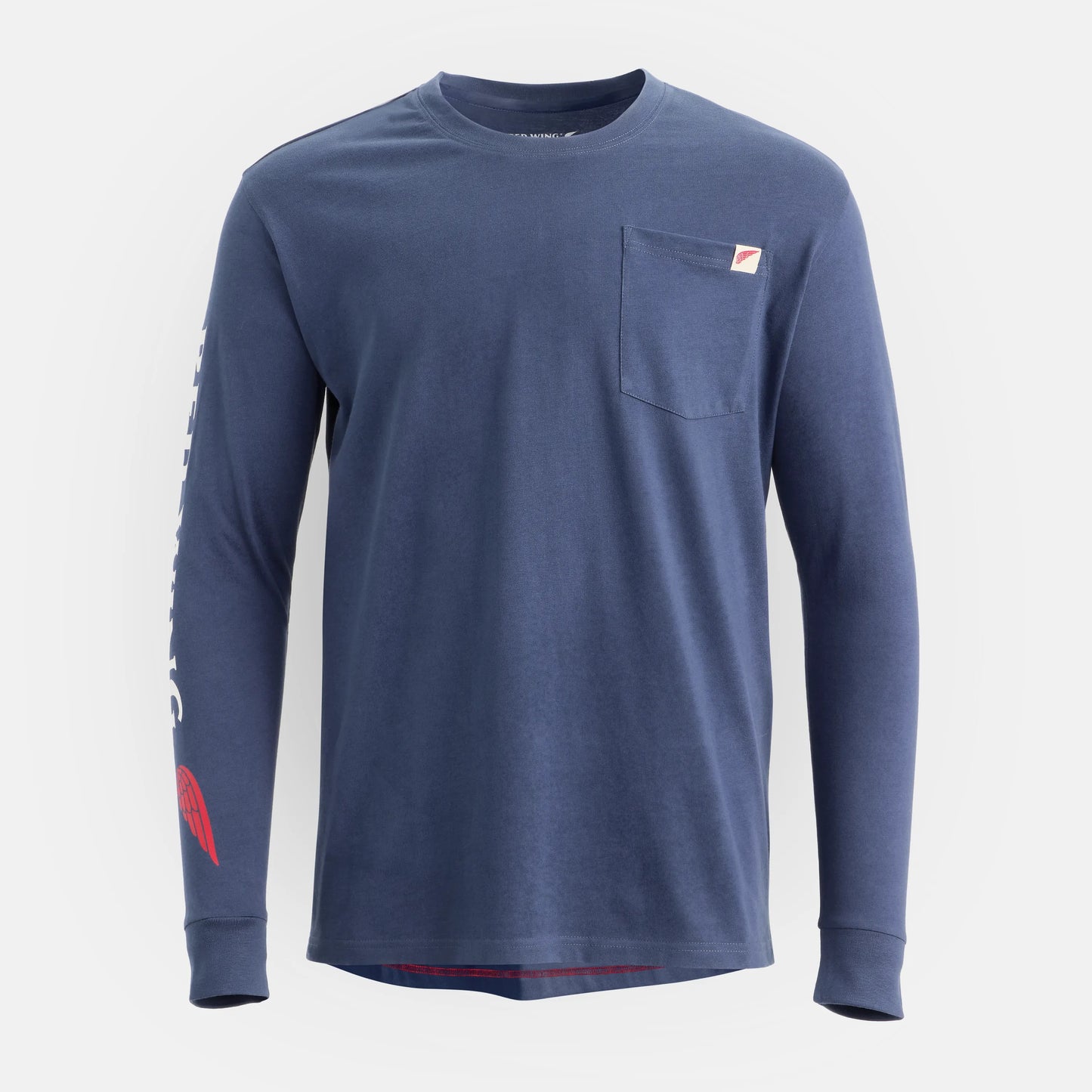 Red Wing Shoes Long Sleeve Classic Pocket Tee in Navy 98476