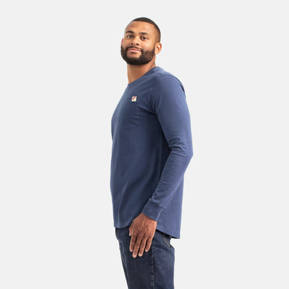 Red Wing Shoes Long Sleeve Classic Pocket Tee in Navy 98476