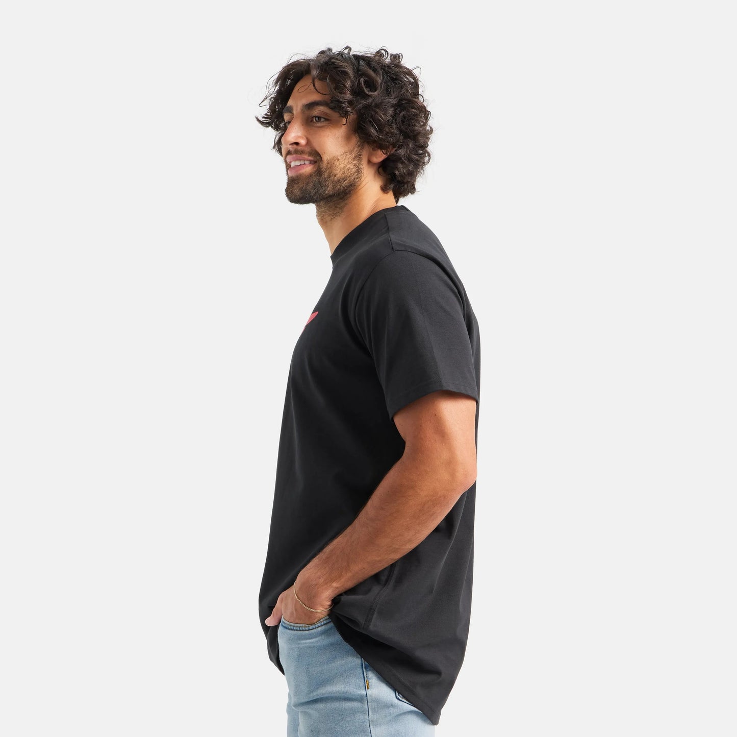 Red Wing Shoes Short Sleeve Classic Wing Tee in Black 98478