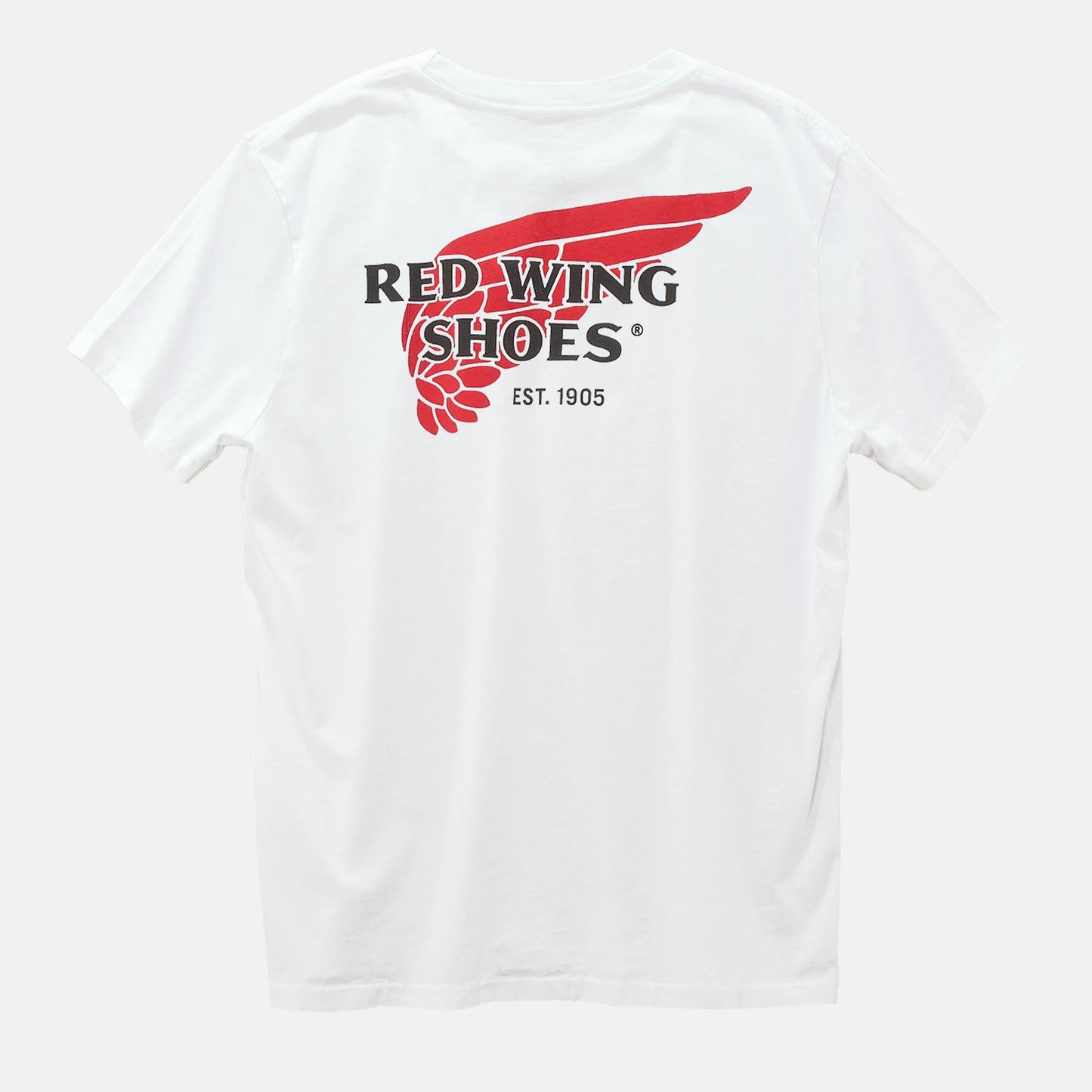 Red Wing Shoes Unisex Red Wing Shoes Logo T-Shirt in White 97610 | Red Wing Heritage