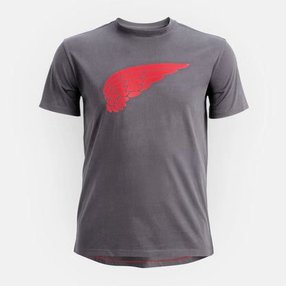 Red Wing Shoes Short Sleeve Classic Wing Tee in Dark Gray