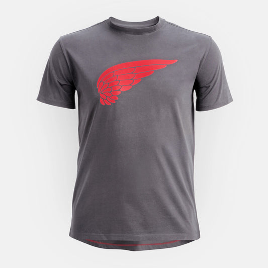 Red Wing Shoes Short Sleeve Classic Wing Tee in Dark Gray