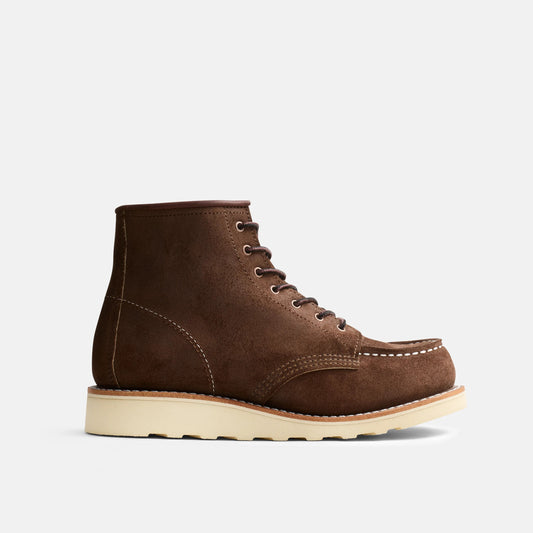 Red Wing Shoes Classic Moc 6-Inch Boot in Chocolate Muleskinner Leather 3476 | Red Wing Heritage