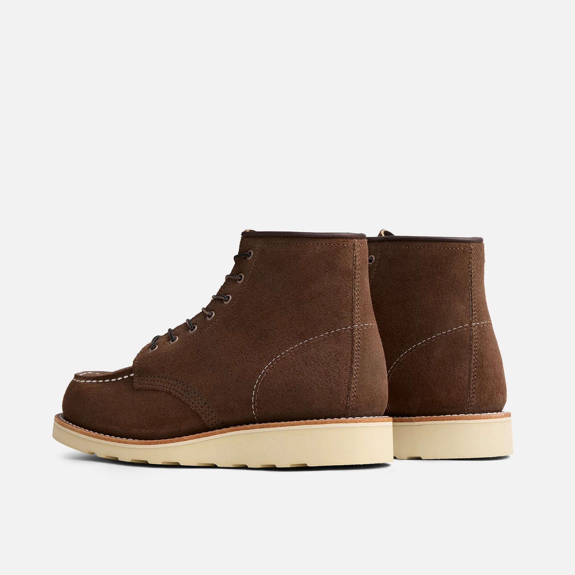 Red Wing Shoes Classic Moc 6-Inch Boot in Chocolate Muleskinner Leather 3476 | Red Wing Heritage