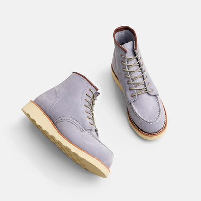 Red Wing Shoes 6-Inch Classic Moc Short Boot in Lavender Leather 3300 | Red Wing Heritage