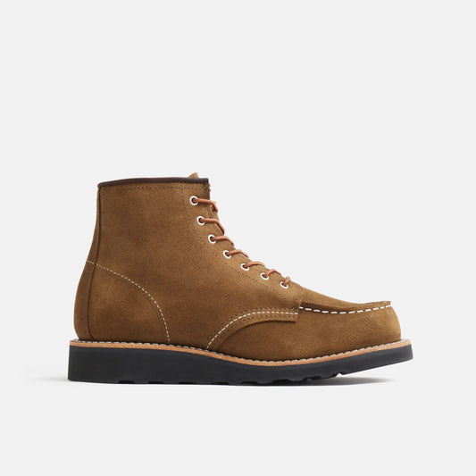 Red Wing Shoes 6-Inch Classic Moc Short Boot in Olive Leather 3377 | Red Wing Heritage