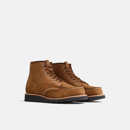 Red Wing Shoes 6-Inch Classic Moc Short Boot in Olive Leather 3377 | Red Wing Heritage