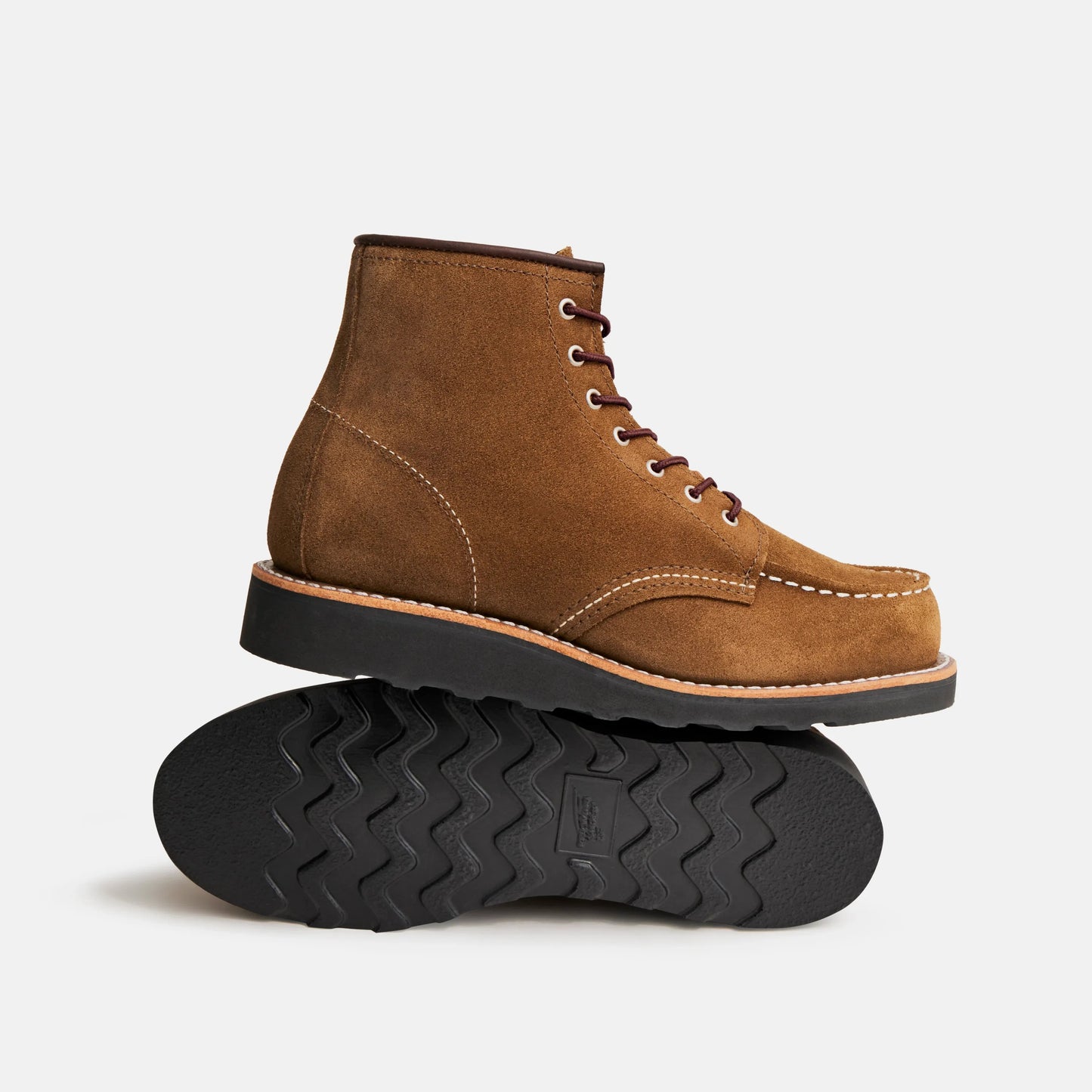 Red Wing Shoes 6-Inch Classic Moc Short Boot in Olive Leather 3377 | Red Wing Heritage